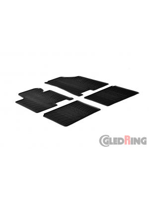 Original Gledring Passform Fußmatten Gummimatten 4 Tlg. Loch Fix. - Hyundai i40 2011->